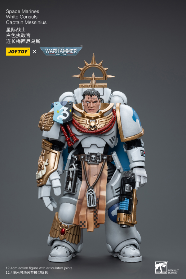 Joy Toy Space Marines White Consuls Captain Messinius