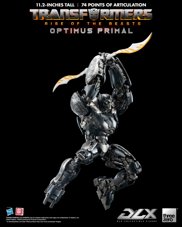 Three Zero Transformers: Rise of the Beasts - DLX Optimus Primal