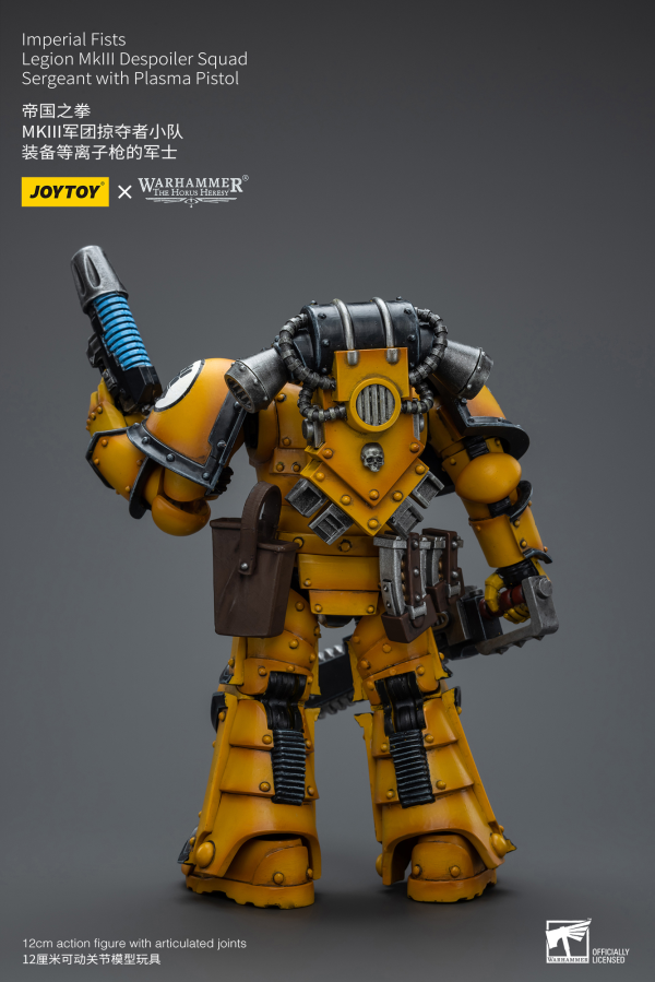 Joy Toy Imperial Fists Legion MkIII Despoiler Squad Sergeant with Plasma Pistol