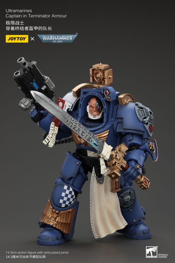 Joy Toy Ultramarines Captain In Terminator Armour(6973130374980)(6973130374980)