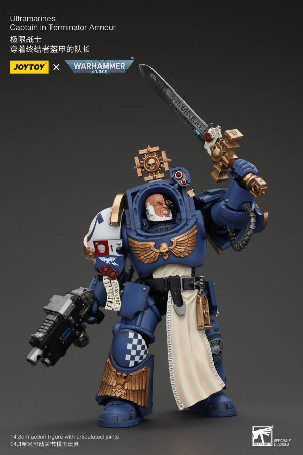 Joy Toy Ultramarines Captain In Terminator Armour(6973130374980)(6973130374980)