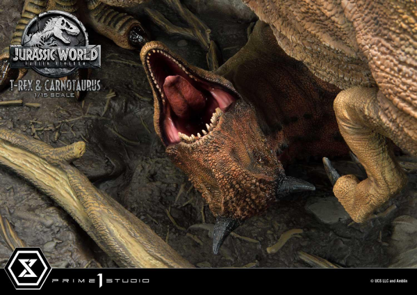 Prime 1 Studio Legacy Museum Collection Jurassic World: Fallen Kingdom (Film) Tyrannosaurus-Rex & Carnotaurus 1/15 scale Deluxe Version | 4580708034874