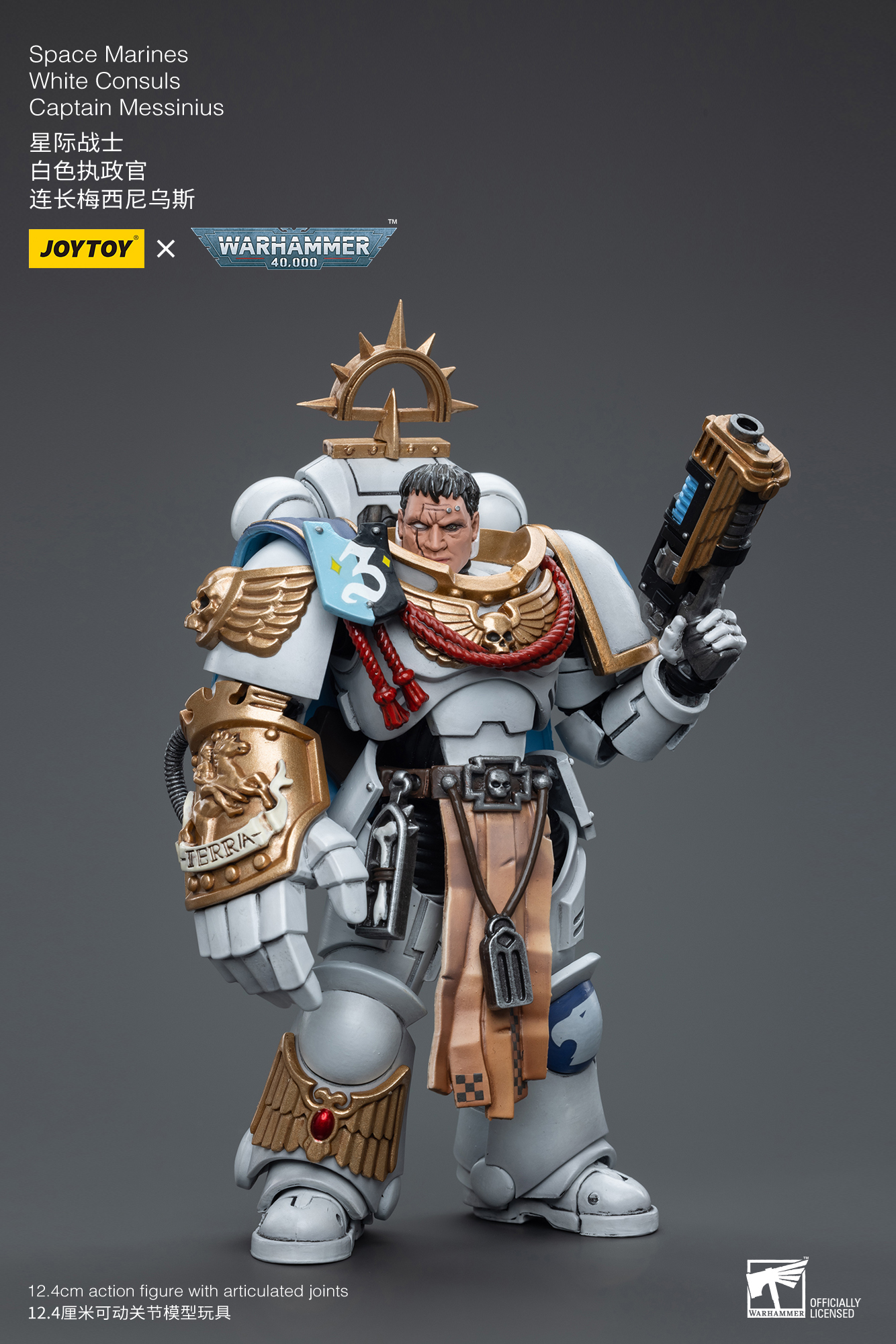 Joy Toy Space Marines White Consuls Captain Messinius