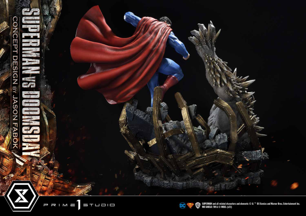 Prime 1 Studio Ultimate Museum Masterline Superman (Comics) Superman VS Doomsday (Concept By Jason Fabok) Deluxe Version(4580708034164)(4580708034164)