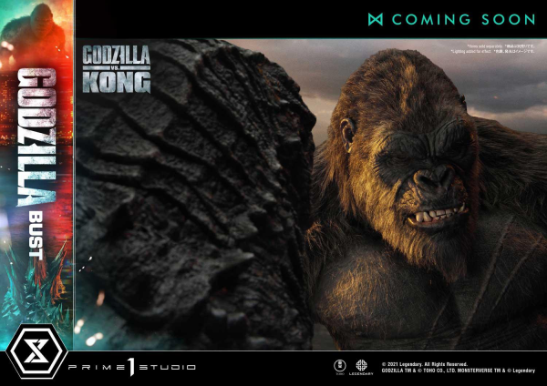 Prime 1 Studio Life Size Bust Godzilla vs Kong (Film) Godzilla Bonus Version | 4580708030975