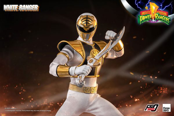 Three Zero Mighty Morphin Power Rangers - FigZero 1/6 White Ranger