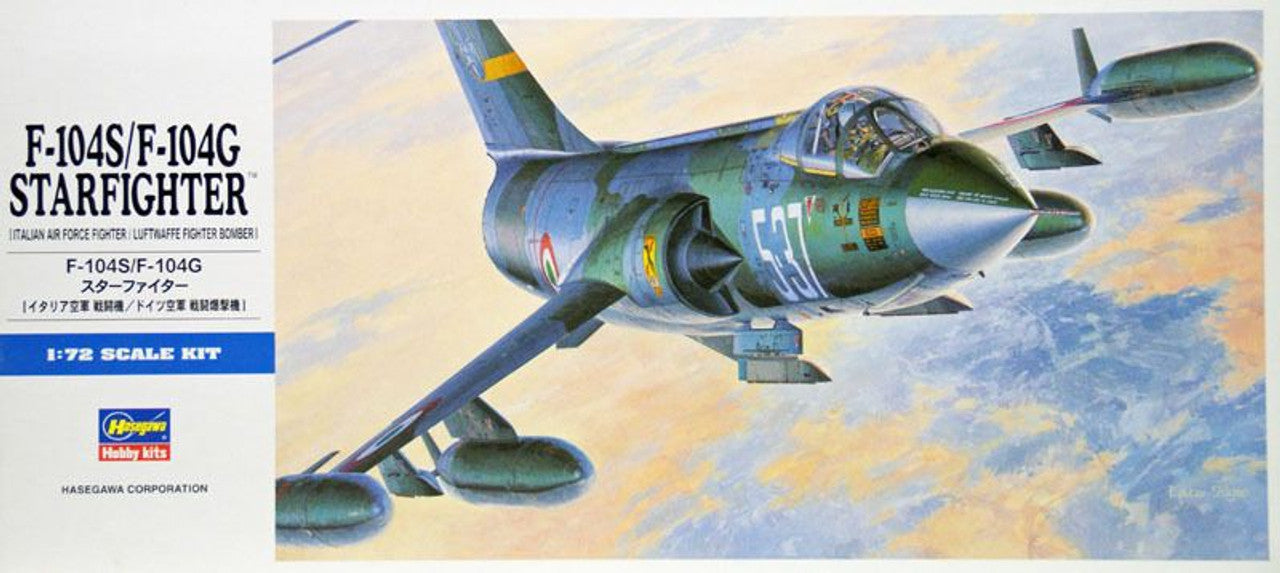 Hasegawa [D17] 1:72 F-104S/F-104G STARFIGHTER (ITALIAN/LUFTWAFFE)