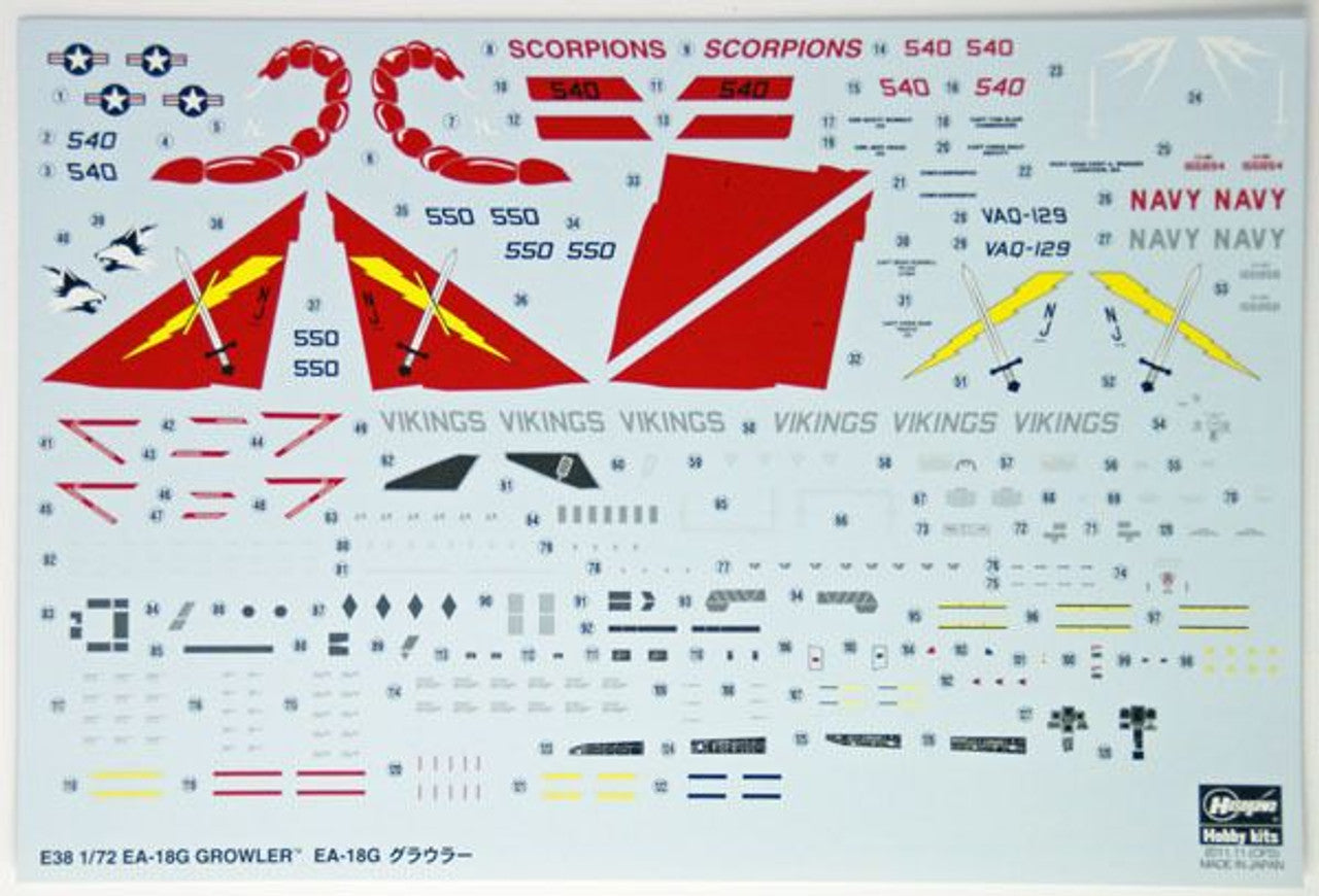 Hasegawa [E38] 1:72 EA-18G GROWLER