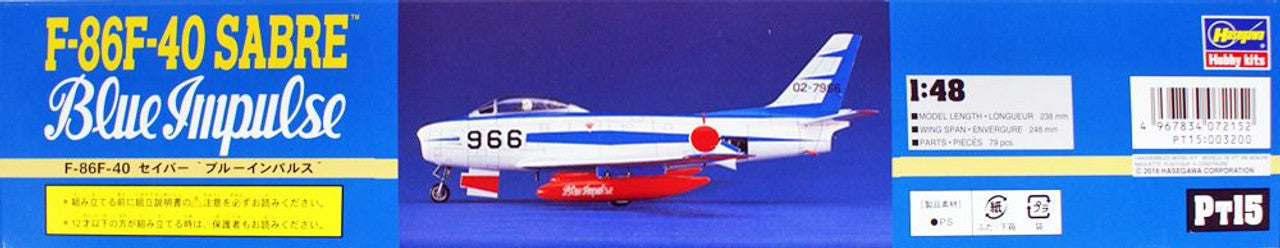 Hasegawa [PT15] 1:48 F-86F-40 SABRE BLUE IMPULSE