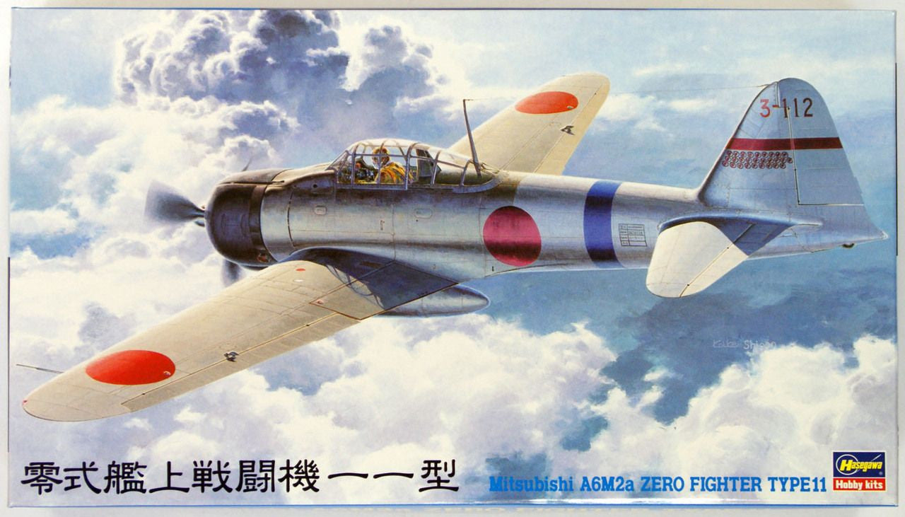 Hasegawa [JT42] 1:48 MITSUBISHI A6M2a ZERO FIGHTER TYPE 11