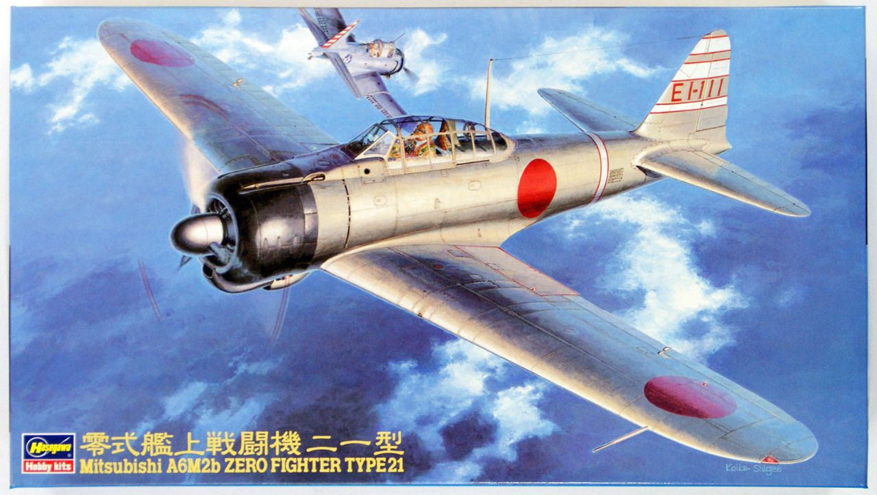 Hasegawa [JT43] 1:48 A6M2b ZERO FIGHTER TYPE 21 (ZEKE)