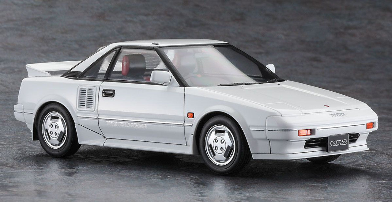 Hasegawa 1/24  TOYOTA MR2 (AW11) EARLY VERSION WHITE LANNER(4967834206564)