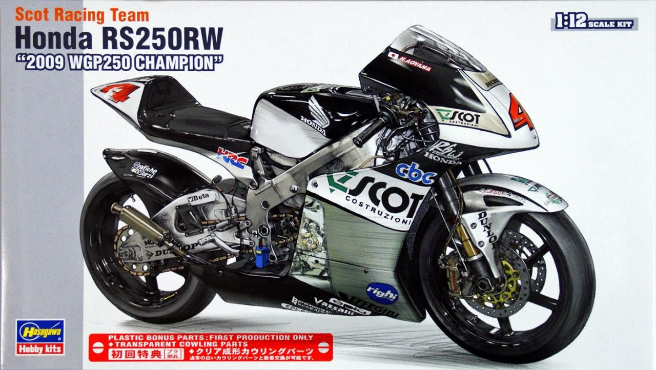 Hasegawa [BK1] 1:12 SCOT RACING TEAM HONDA RS250RW 2009 WGP250 CHAMPION