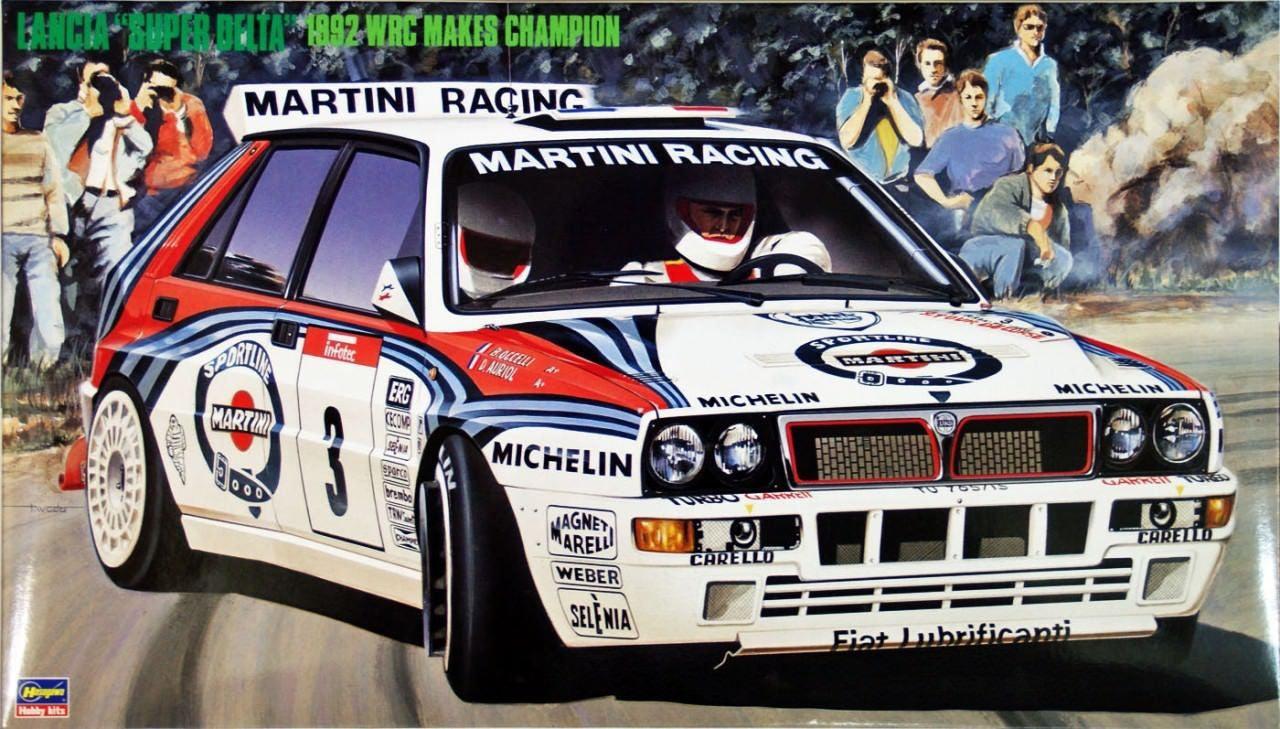 Hasegawa [CR15] 1:24 LANCIA SUPER DELTA ('92 WRC MAKES CHAMPION)