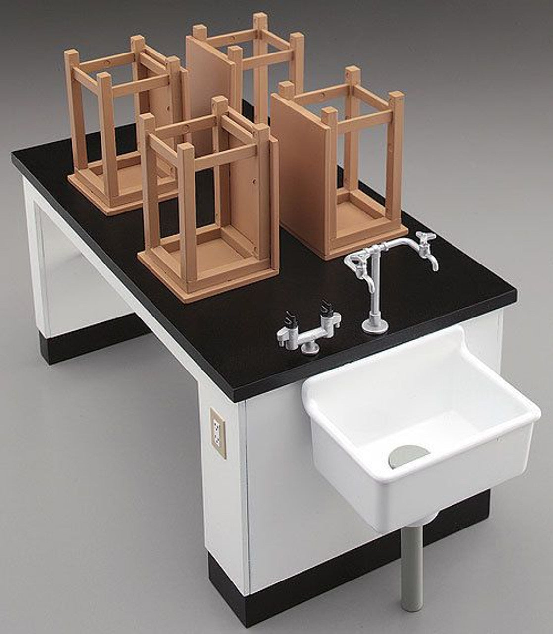 Hasegawa [FA04] 1:12 SCIENCE ROOM DESK & CHAIR