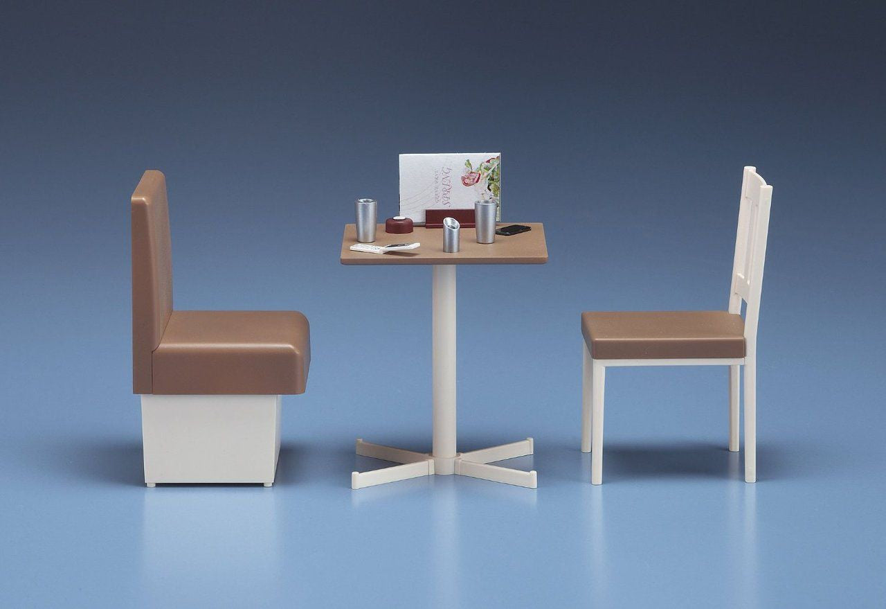 Hasegawa [FA07] 1:12 FAMILY RESTAURANT TABLE & CHAIR