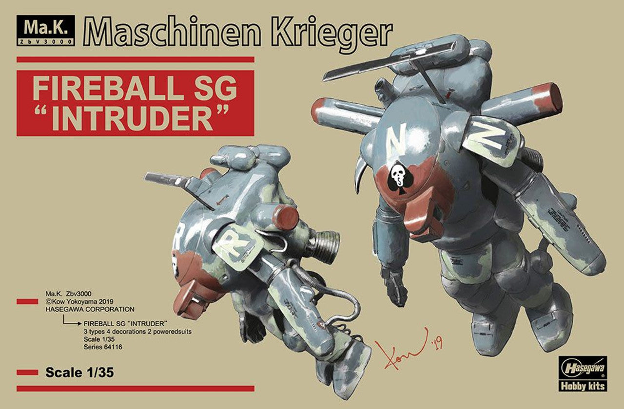 Hasegawa 1/35 FIREBALL SG "INTRUDER"  (Two kits in the box)