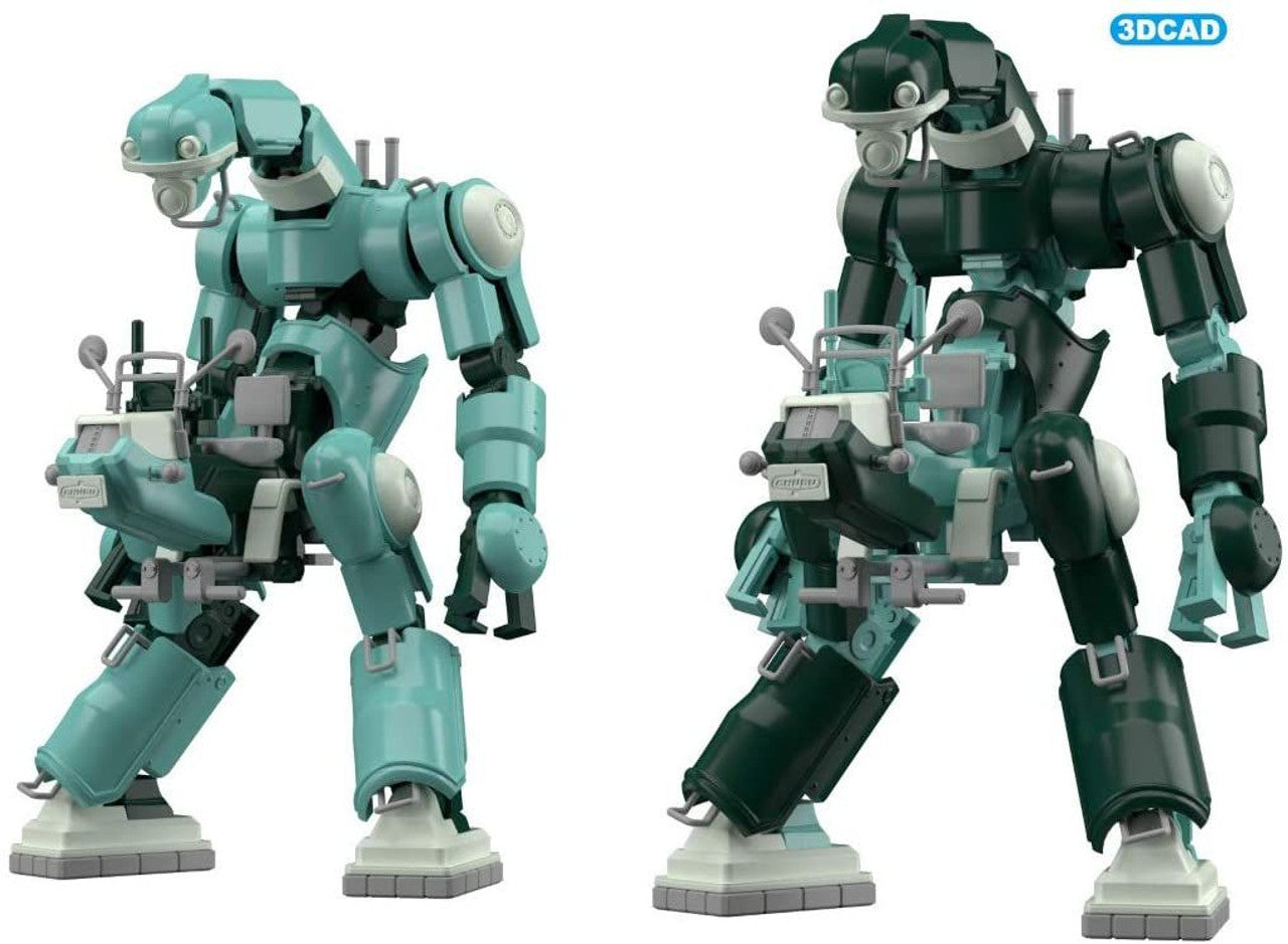 Hasegawa [CW21] 1:35 MechatroCHUBU 01 No.01 LIGHT GREEN & GREEN (Two kits in the box)