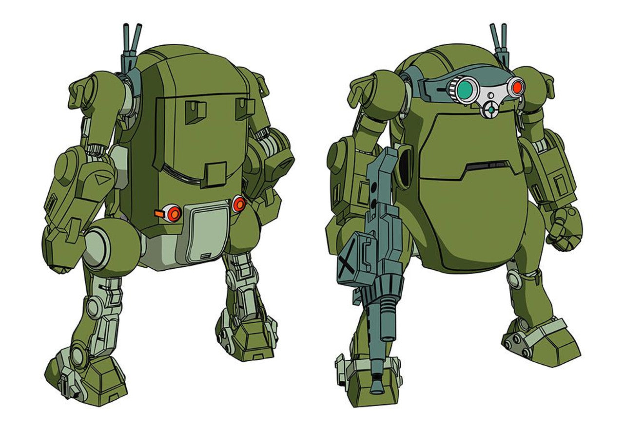 Hasegawa 1/35 MechatroWeGo VOTOMS collab series Vol.1 “SCOPEDOG & CHIRICO”(Two kits in the box)