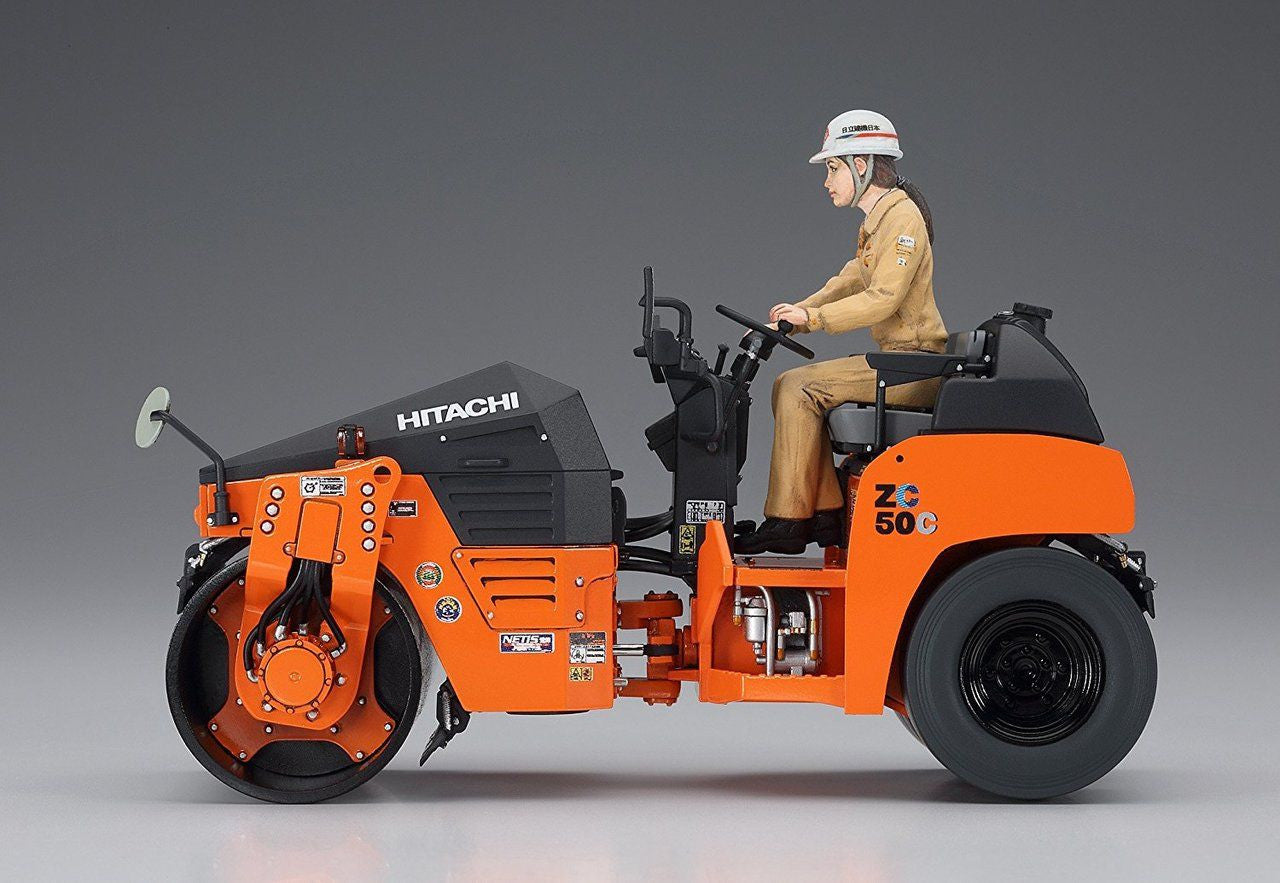 Hasegawa [WM02] 1:35 HITACHI VIBRATORY COMBINED ROLLER ZC50C-5