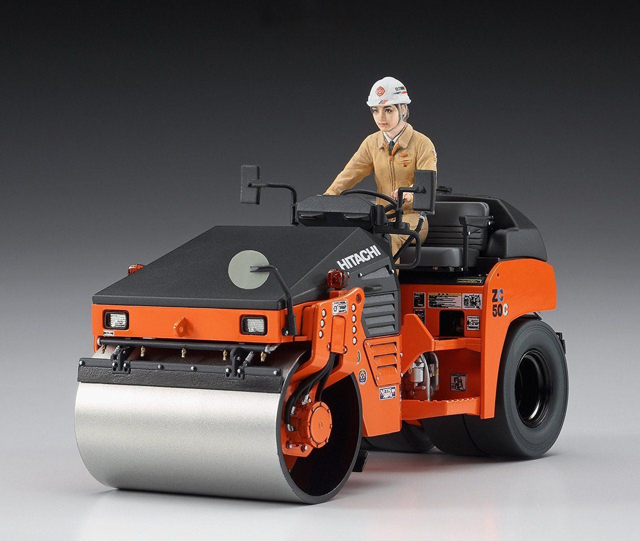 Hasegawa [WM02] 1:35 HITACHI VIBRATORY COMBINED ROLLER ZC50C-5