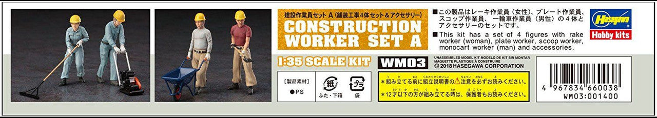 Hasegawa [WM03] 1:35 CONSTRUCTION WORKER SET A