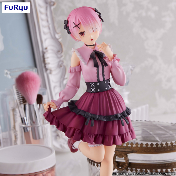 FURYU Corporation Re:ZERO -Starting Life in Another World- Trio-Try-iT Figure -Ram Girly Outfit-