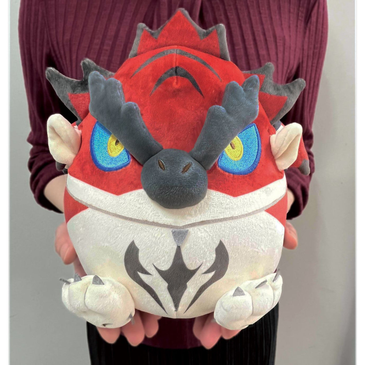 CAPCOM Monster Hunter Fluffy Eggshaped Plush Rathalos