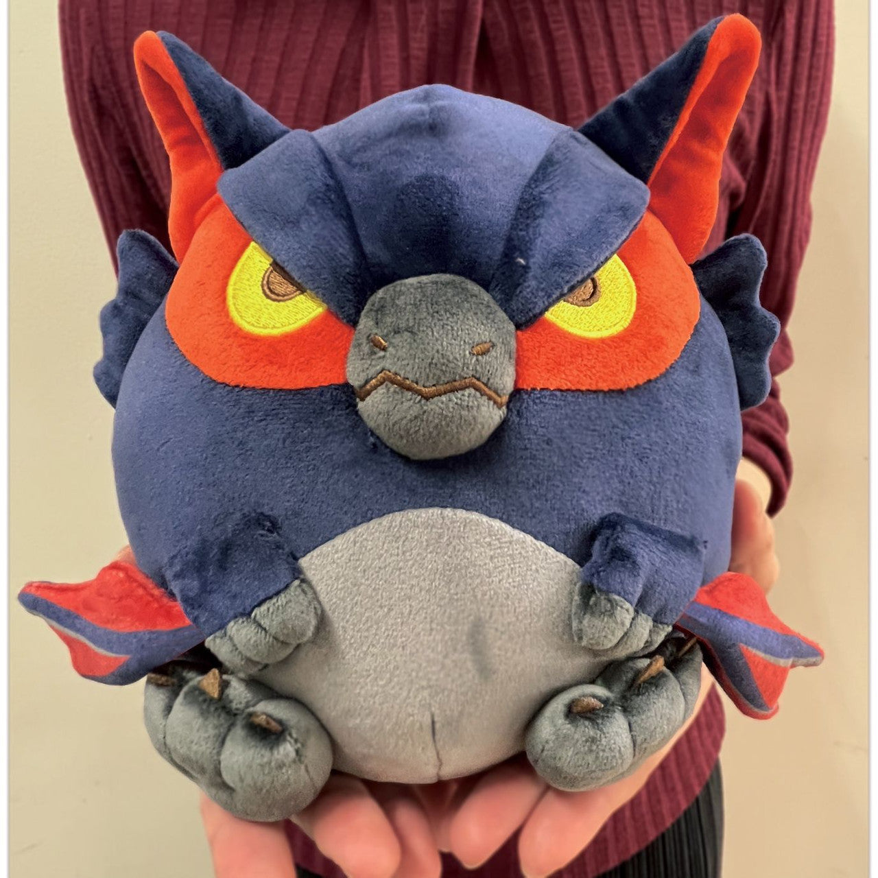 CAPCOM Monster Hunter Fluffy Eggshaped Plush Nargacuga