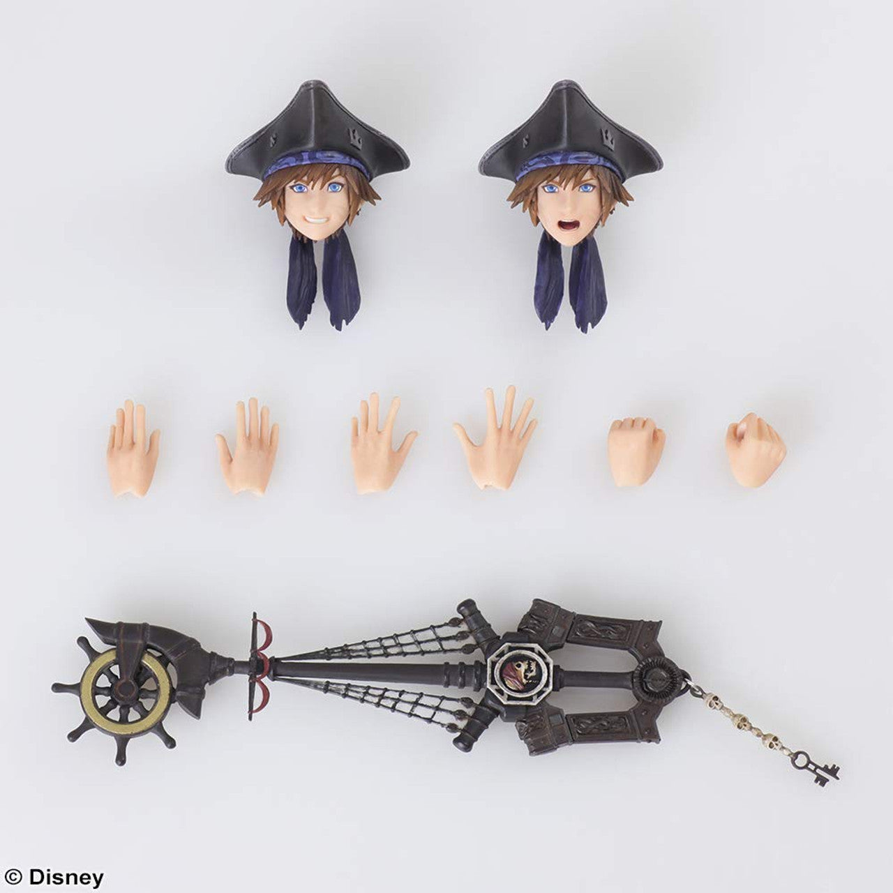 SQUARE ENIX KINGDOM HEARTS III BRING ARTS SORA: Pirates of the Caribbean Version