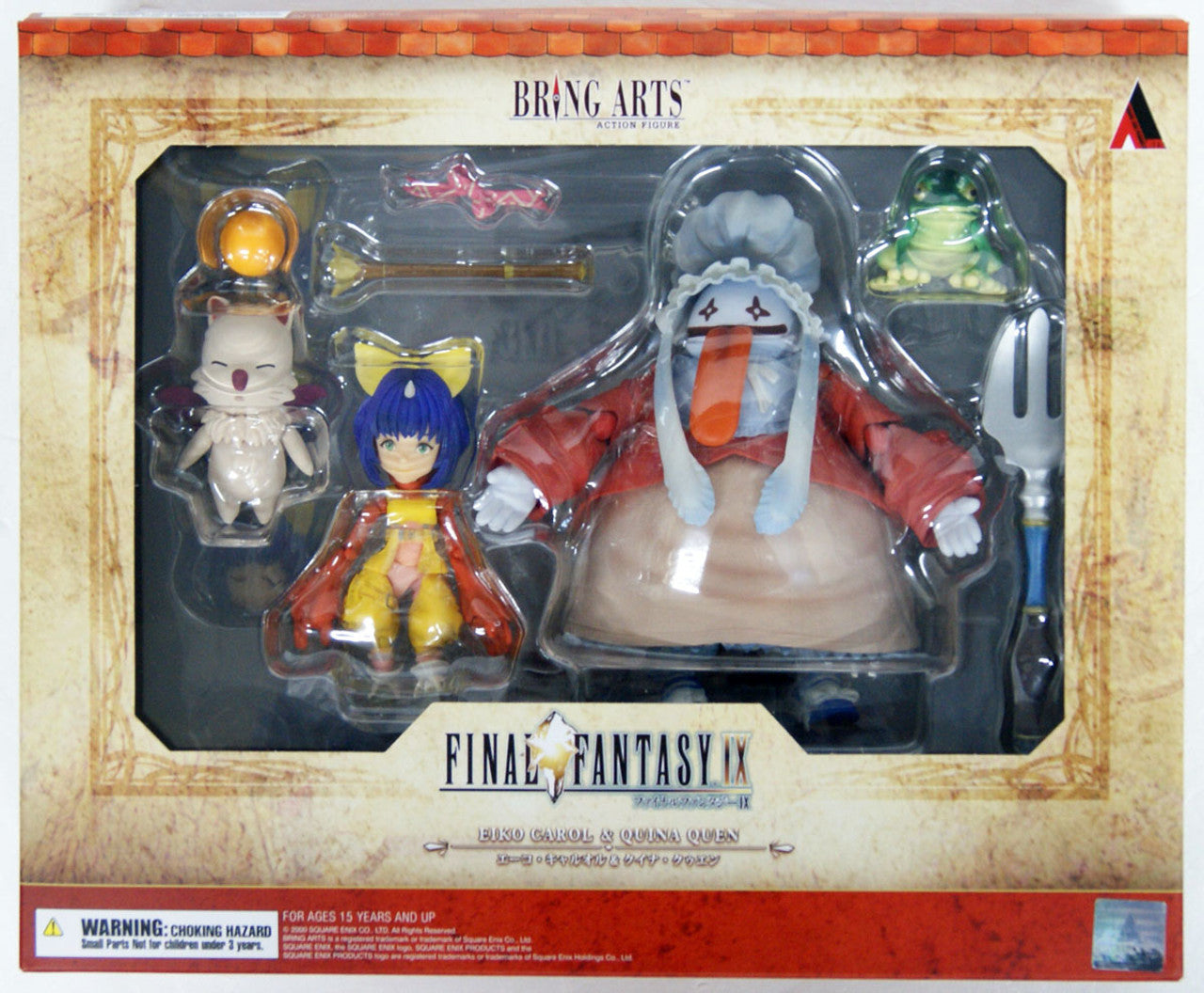 SQUARE ENIX FINAL FANTASY IX BRING ARTS EIKO CAROL & QUINA QUEN