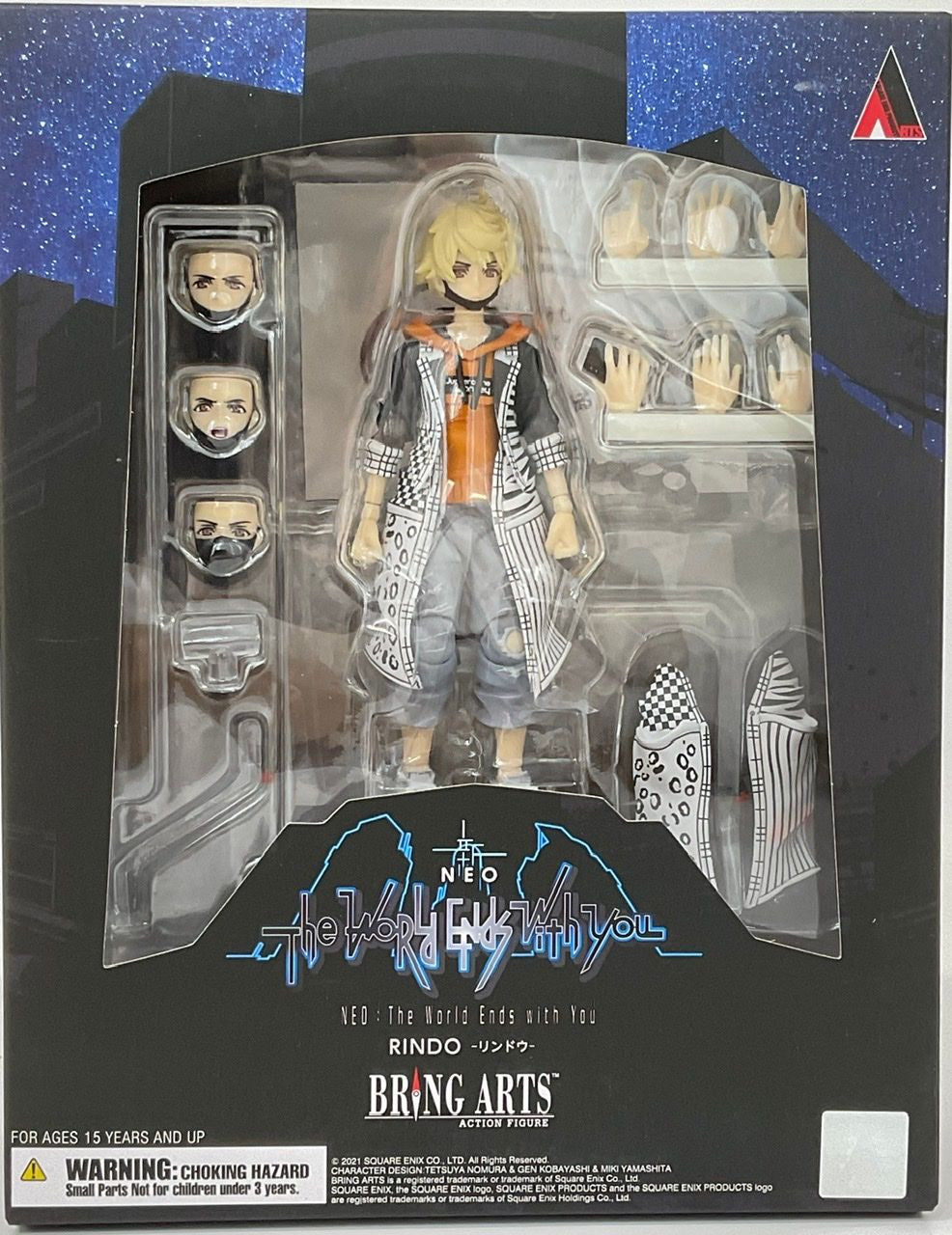 SQUARE ENIX NEO: The World Ends with You™ BRING ARTS™ Action Figure - RINDO