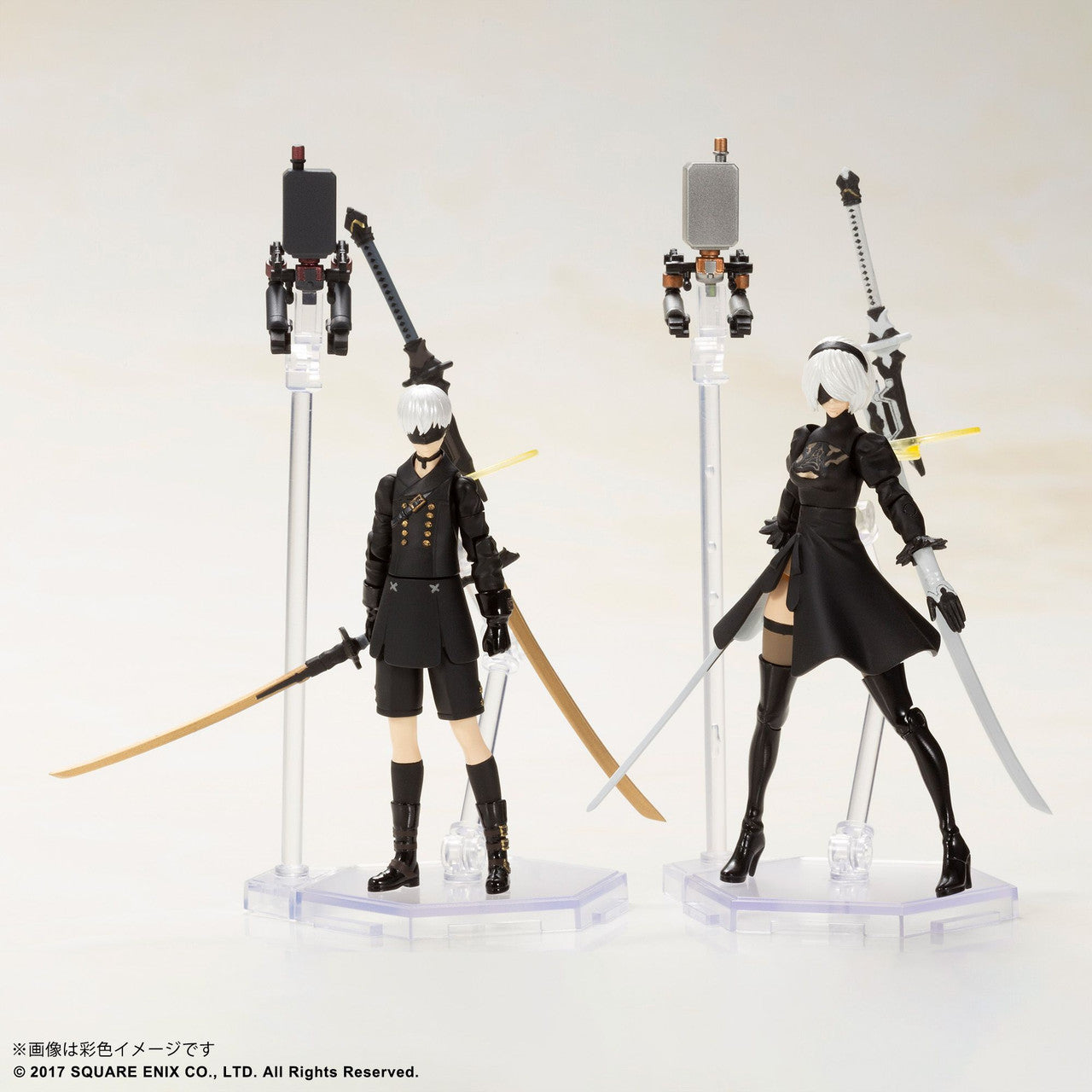 SQUARE ENIX NieR:Automata® Plastic Model Kit –  2B & 9S