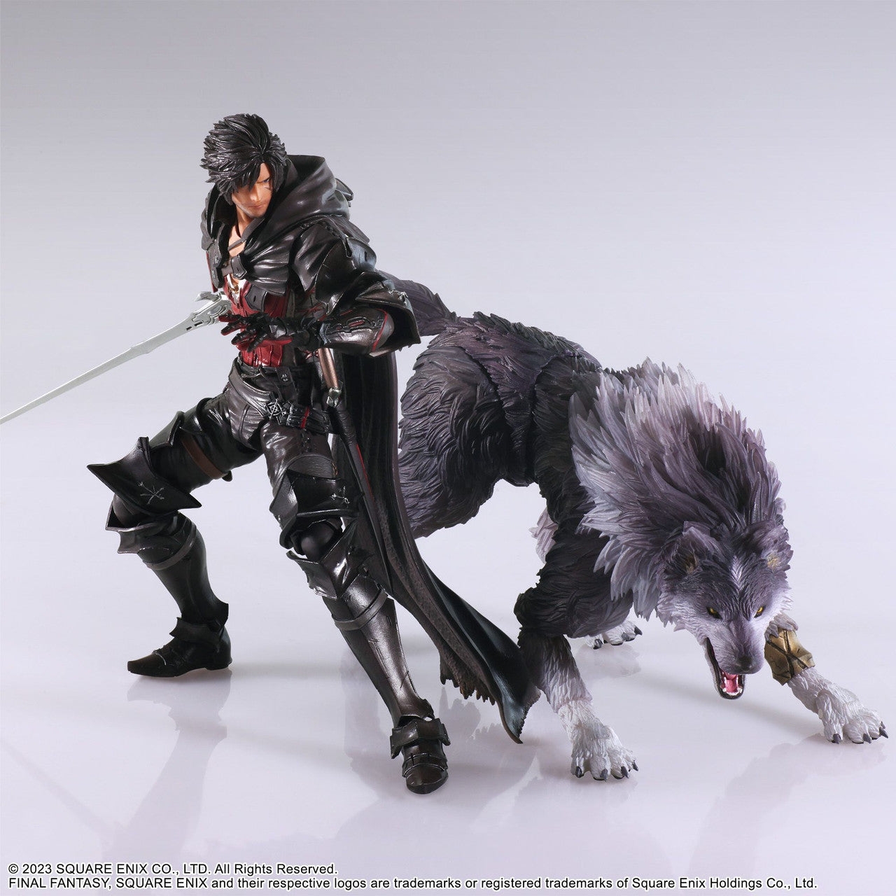 SQUARE ENIX FINAL FANTASY XVI BRING ARTS™ Action Figure -   CLIVE ROSFIELD & TORGAL