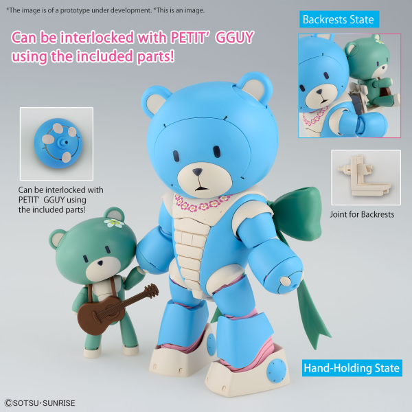 BANDAI HOBBY HG 1/144 BEARGGUY OHANA & ALOHARO SET(4573102662880)(4573102662880)