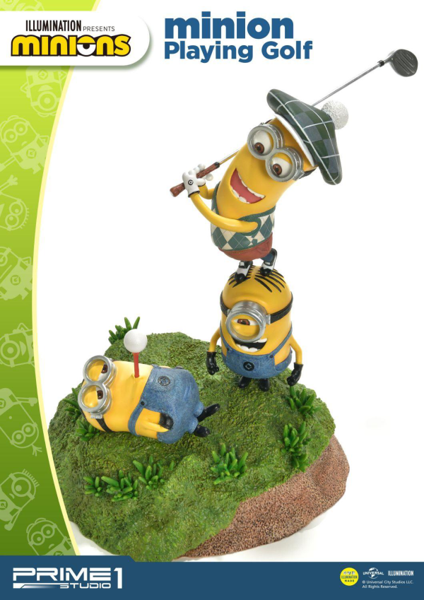 Prime 1 Studio Prime Collectible Figures Minions Playing Golf | 4582535941547