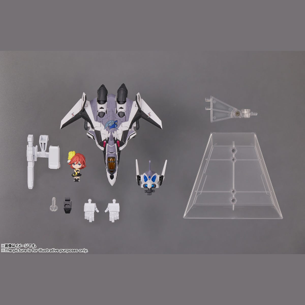 BANDAI Spirits VF-31F Siegfried (Messer Ihlefeld use) with Kaname Buccaneer(4573102641533)(4573102641533)