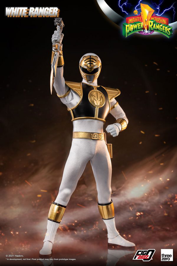 Three Zero Mighty Morphin Power Rangers - FigZero 1/6 White Ranger