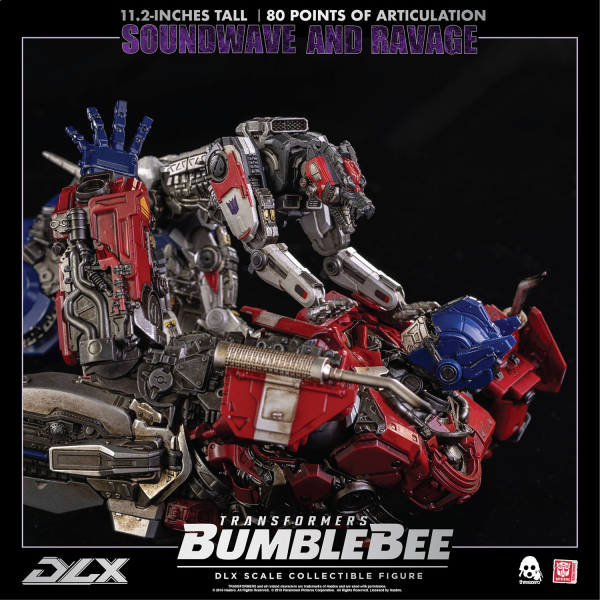 Three Zero Transformers: Bumblebee - DLX Soundwave and Ravage