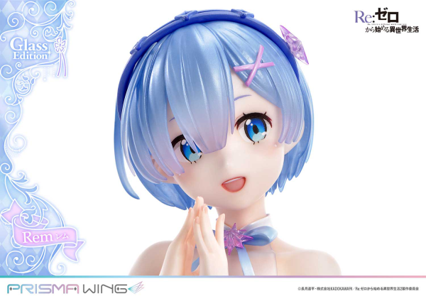 Prime 1 Studio PRISMA WING  Re:ZERO -Starting Life in Another World-  Rem Glass Edition  1/7 Scale Pre-Painted Figure | 4580708049502