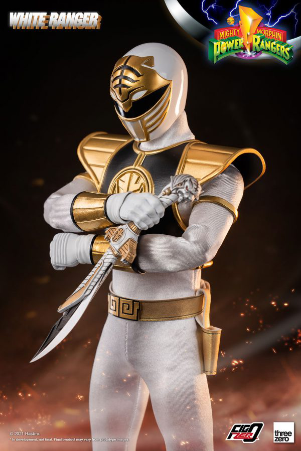 Three Zero Mighty Morphin Power Rangers - FigZero 1/6 White Ranger