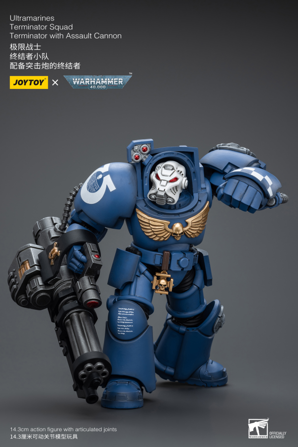 Joy Toy Ultramarines Terminator Squad Terminator with Assault Cannon