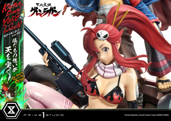 Prime 1 Studio Ultimate Premium Masterline Tengen Toppa Gurren Lagann Kamina, Simon & Yoko with Lagann "Our Hearts Pierce the Skies" DX Bonus Version | 4580708049564