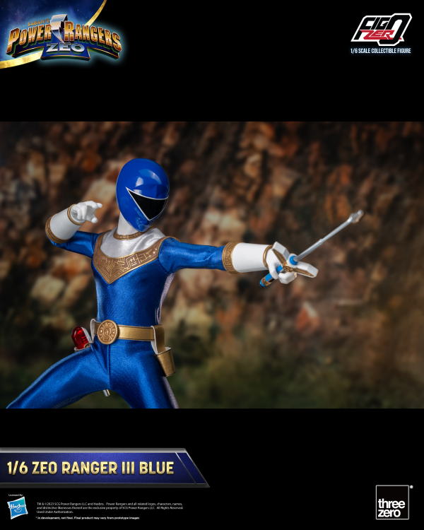 Three Zero Power Rangers Zeo - FigZero 1/6 Zeo Ranger III Blue