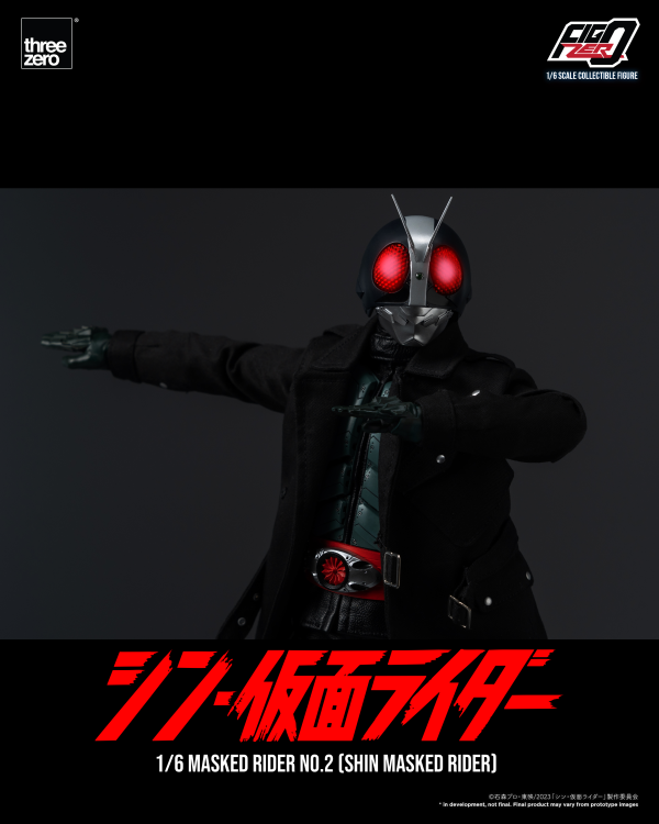 threezero FigZero 1/6 Masked Rider No.2 (SHIN MASKED RIDER)(4895250807969)(4895250807969)