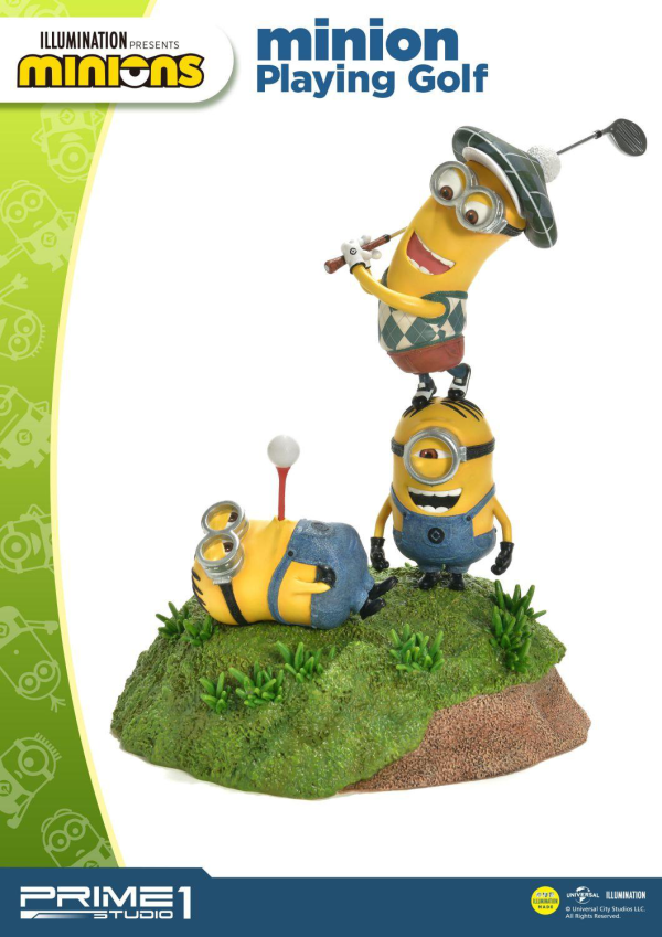 Prime 1 Studio Prime Collectible Figures Minions Playing Golf | 4582535941547