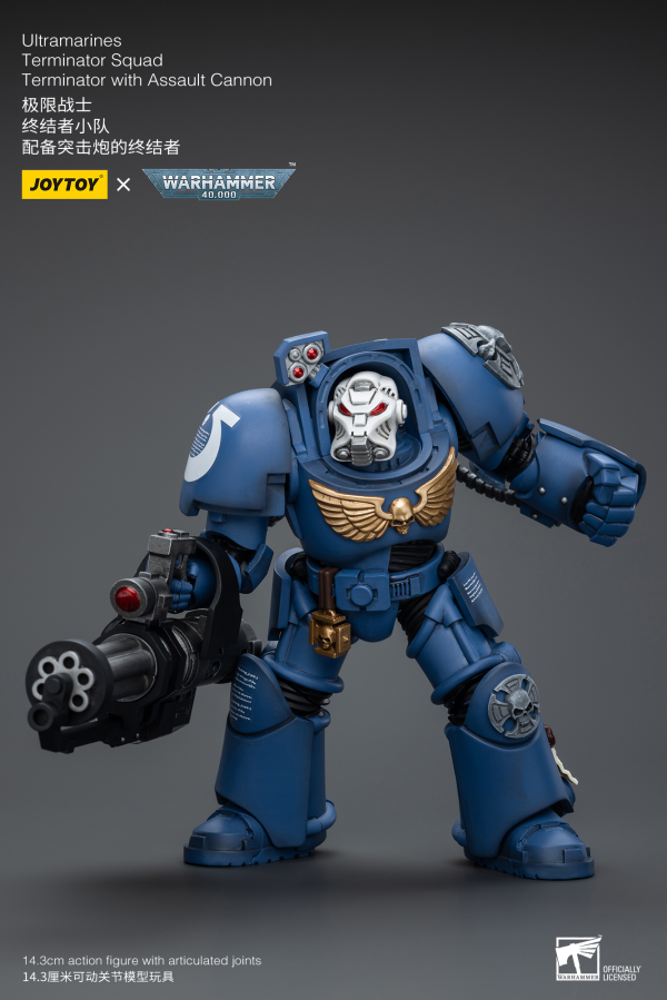 Joy Toy Ultramarines Terminator Squad Terminator with Assault Cannon