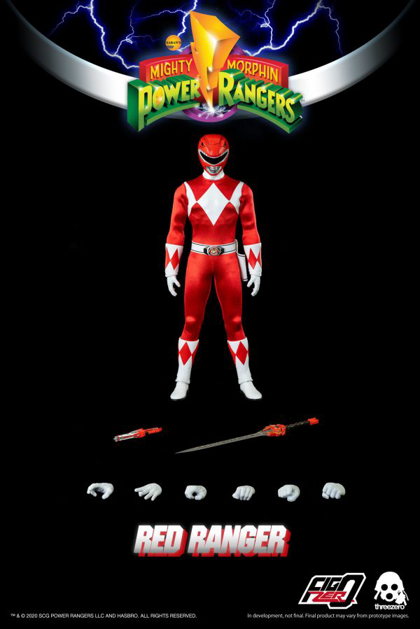 Three Zero Mighty Morphin Power Rangers - FigZero 1/6 Red Ranger