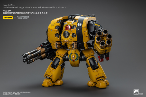 Joy Toy Imperial Fists Leviathan Dreadnought with Cyclonic Melta Lance and Storm Cannon | 6973130379978