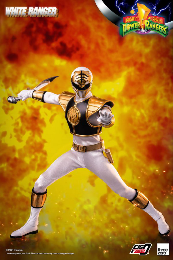 Three Zero Mighty Morphin Power Rangers - FigZero 1/6 White Ranger